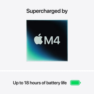 15-inch MacBook Air: Apple M4 chip with 10-core CPU and 10-core GPU, 16GB, 256GB SSD - Midnight