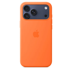 iPhone 17 Pro Silicone Case with MagSafe Orange