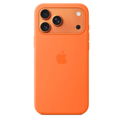 iPhone 17 Pro Silicone Case with MagSafe Orange