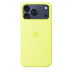 iPhone 17 Pro Max Silicone Case with MagSafe Neon Yellow