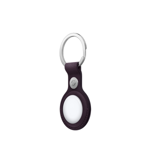 AirTag FineWoven Key Ring - Blackberry