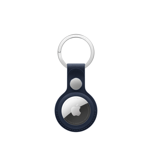 AirTag FineWoven Key Ring - Deep Blue
