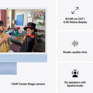 24-inch iMac with Retina 4.5K display M4 -  8‑core CPU and 8‑core GPU