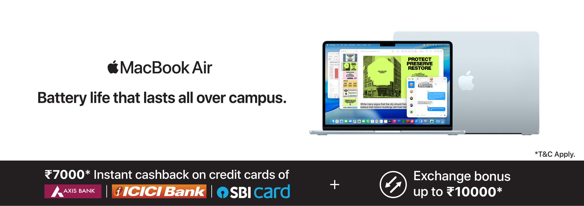 Promotional banner