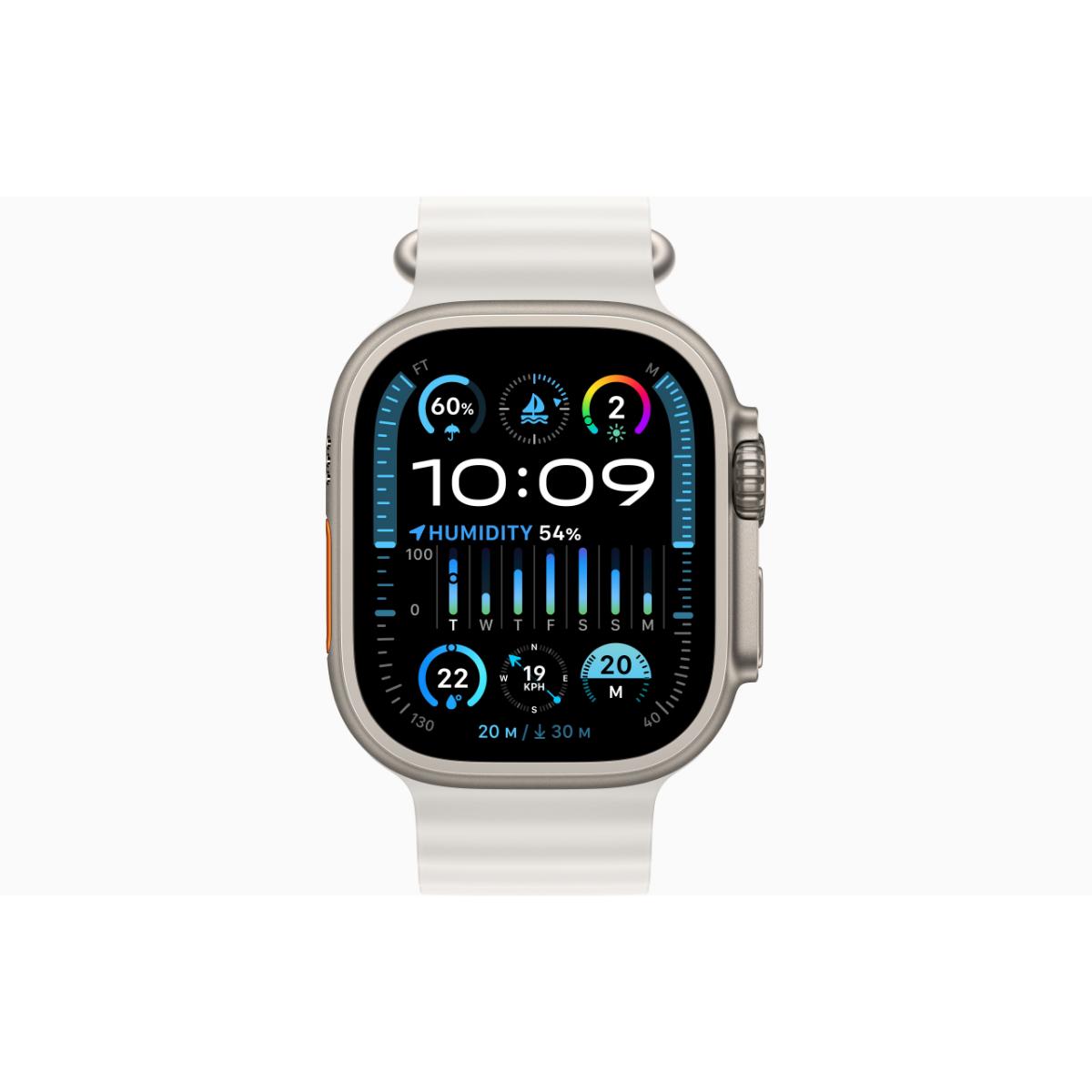Buy Apple Watch Ultra 2 GPS Cellular 49mm Titanium Case with Blue Ocean Band online at inext Apple Reseller